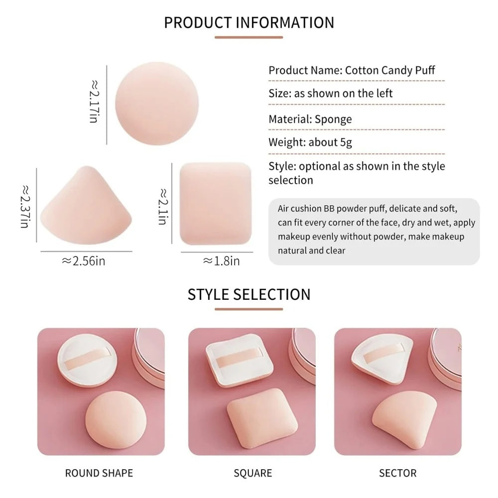 Reusable Makeup Sponge Puff – For Liquid Foundation & Concealer