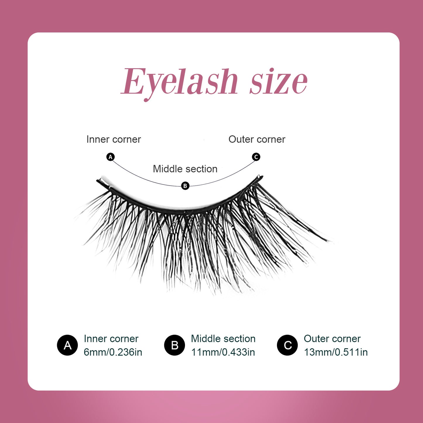 7 Pairs Wispy Cat Eye Lashes – Natural Look, Soft & Fluffy