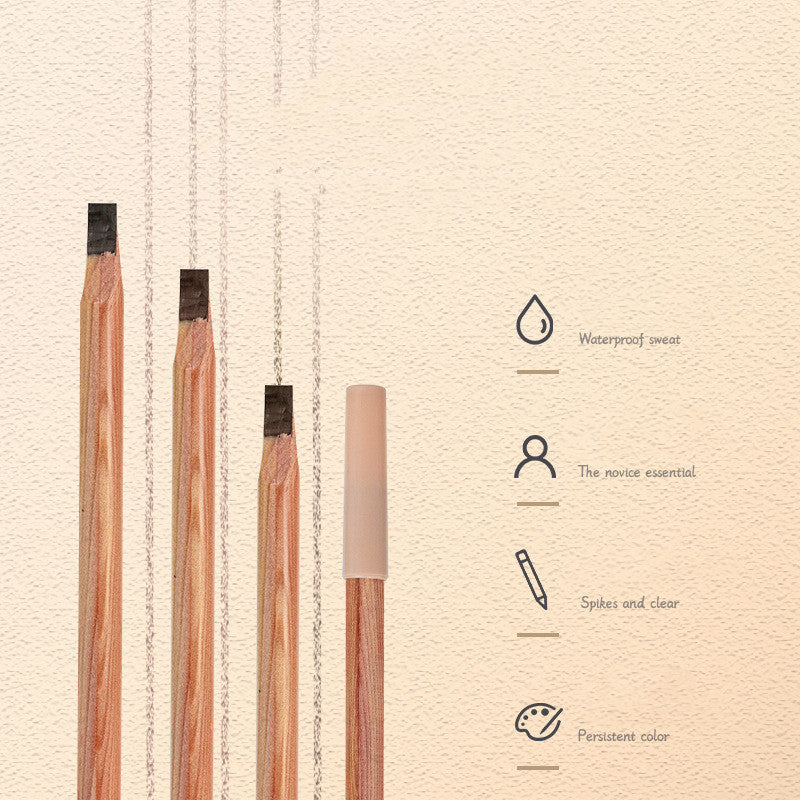 Original Wooden Waterproof Design Eyeliner Pen