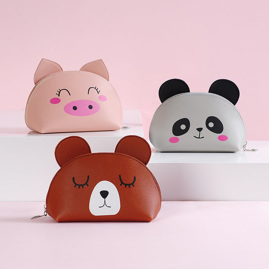 Girl's heart wash makeup bag